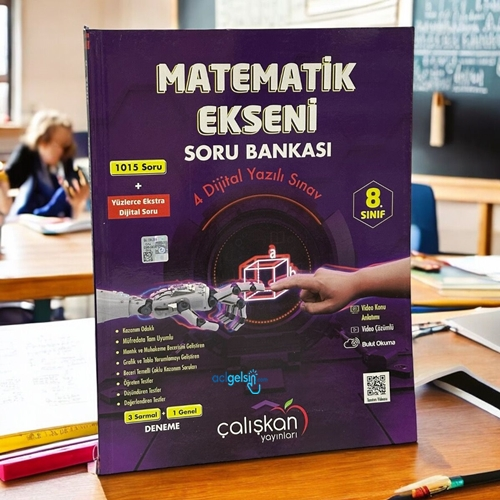 8. Sınıf Matematik Ekseni Soru Bankası Çalışkan Yayınları