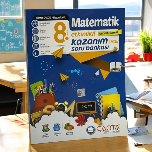 8. Sınıf Kazanım Matematik Soru Bankası Çanta Yayınları