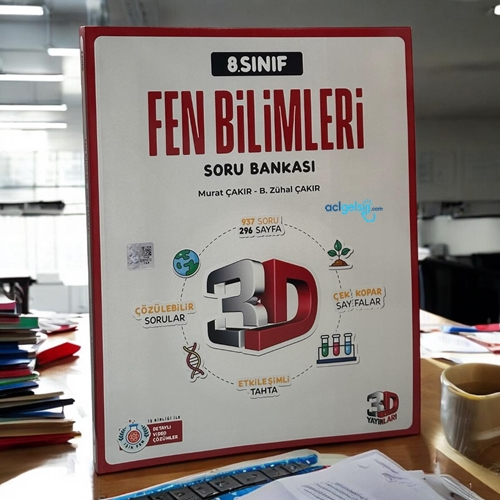 8. Sınıf Fen Bilimleri Soru Bankası 3d Yayınları