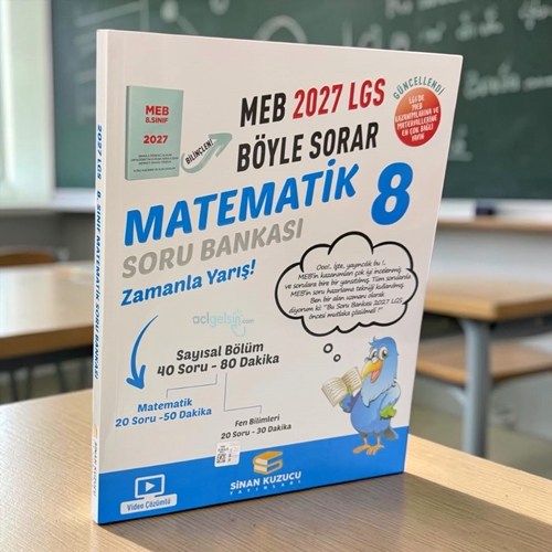 8.sınıf Matematik Soru Bankası Sinan Kuzucu Yayınları
