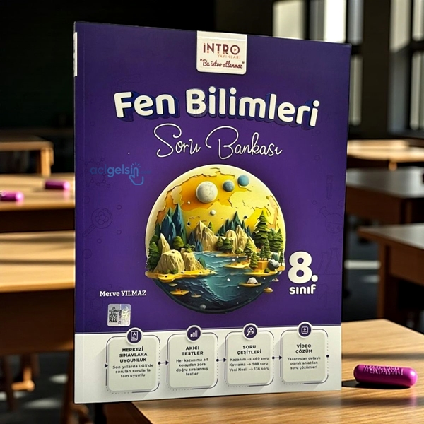 8. Sınıf Fen Bilimleri Soru Bankası İntro Yayınları