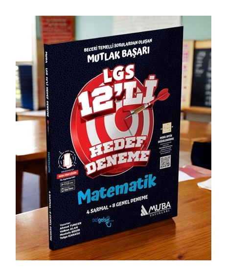 8.sınıf Matematik 12 Li Hedef Deneme Muba Yayınları