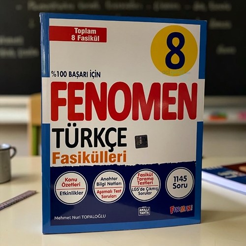 8.sınıf Türkçe Fasikül Seti 8 Fasikül Kurmay Yayınları