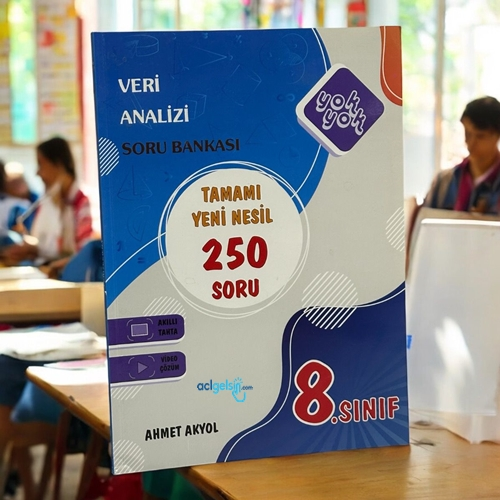 8. Sınıf Matematik Veri Analizi Soru Bankası Yok Yok Yayınları