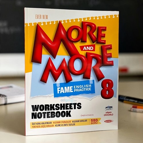 8 More&more Worksheets Notebook Fenomen Yayınları