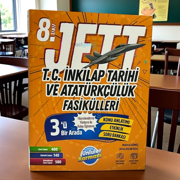 8. Sınıf Lgs T.c. İnkılap Tarihi Ve Atatürkçülük Jett Soru Fasikülleri Ünlüler Karması Yayınları