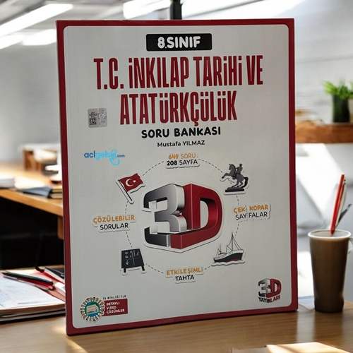8. Sınıf T.c.inkılap Tarihi Ve Atatürkçülük Soru Bankası 3d Yayınları