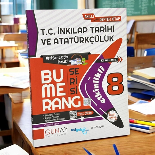 8.sınıf Bumerang Etkinlikli T.c. İnkılap Tarihi Ve Atatürkçülük Günay Yayınları
