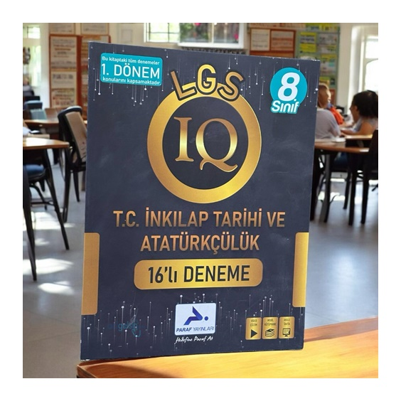 8.sınıf Iq İnkılap Tarihi 16`lı Deneme 1. Dönem Konuları Paraf Yayınları