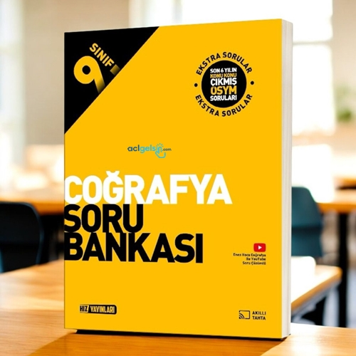 9.sınıf Coğrafya Soru Bankası Hız Yayınları
