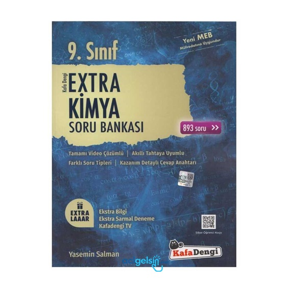 9. Sınıf Extra Kimya Soru Bankası Kafa Dengi Yayınları