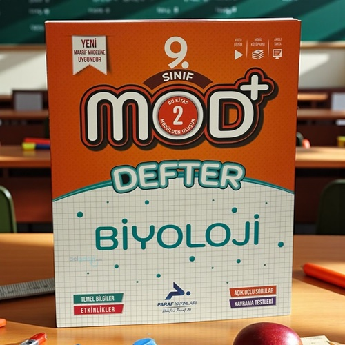 9. Sınıf Mod Biyoloji Defter Paraf Yayınları