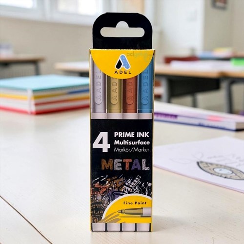 Adel Prime Ink Multisurface 4'lü Metal Renkler