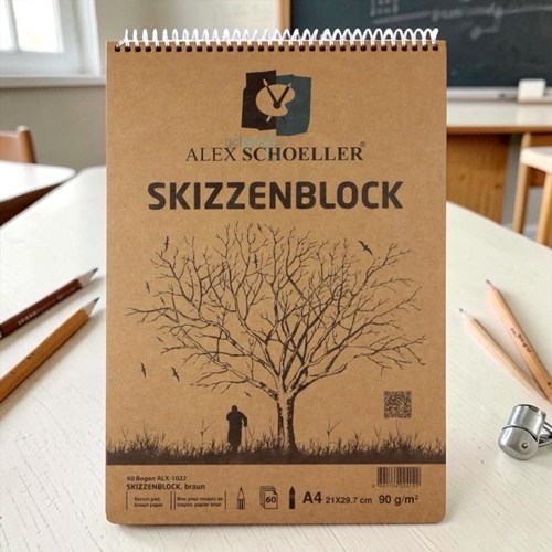 Alex A4 Kraft Eskiz Blok 90 Gr 60 Yaprak