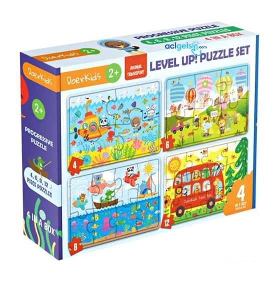 Animal Transport Progressive Puzzle Kademeli İlerleyen Puzzle