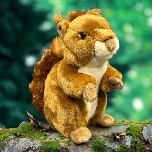 Animals World Floppy Peluş Oturan Sincap