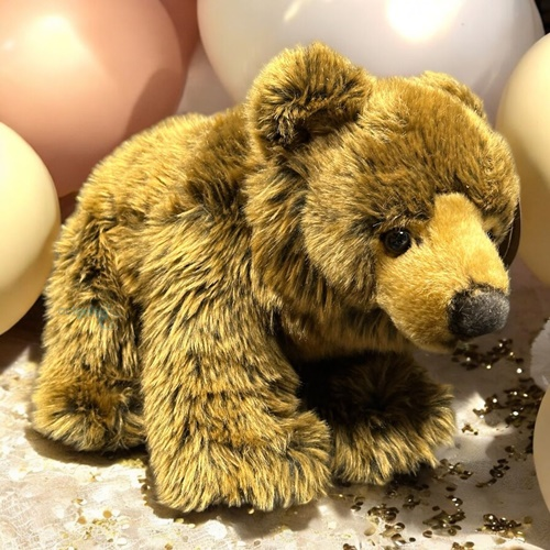 Animals World Kahverengi Peluş Boz Ayı