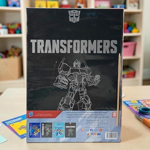 Artenino Sihirli Resim Boyama Transformers (ahşap Kalemli)