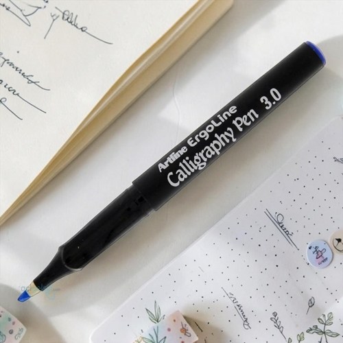 Artline 243 Calligraphy Kalem 3.0mm Mavi