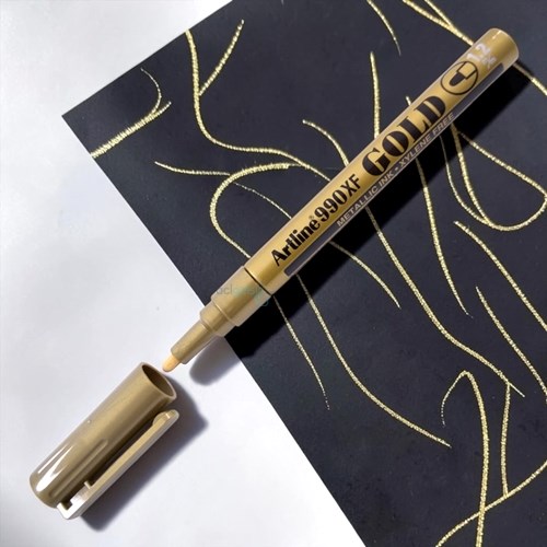 Artline 990xf Yaldiz Markor Altin 1.2 Mm Yuvarlak Uç