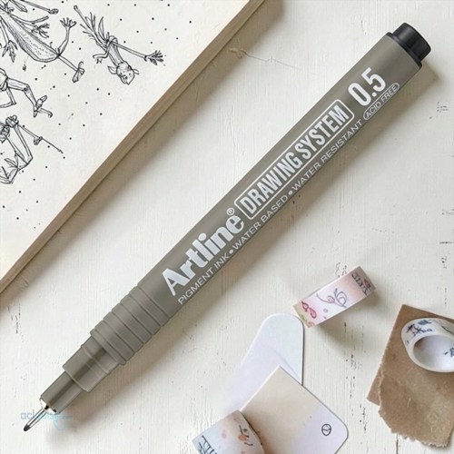 Artline Drawing System Teknik Çizim Kalemi 0.5 Siyah