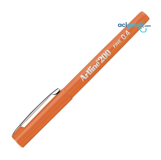 Artline Fine Yazı Kalemi 0.4mm Keçe Uçlu Turuncu