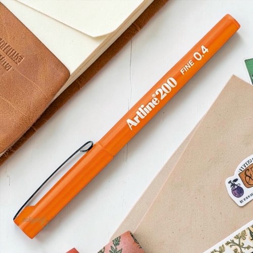 Artline Fine Yazı Kalemi 0.4mm Keçe Uçlu Turuncu