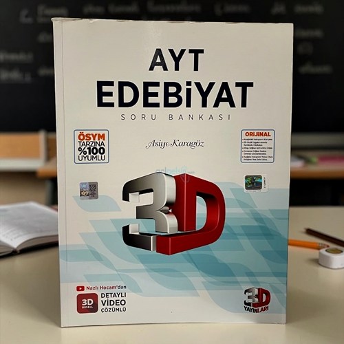 Ayt 3d Edebiyat Tamamı Video Çözümlü Soru Bankası 3d Yayınları