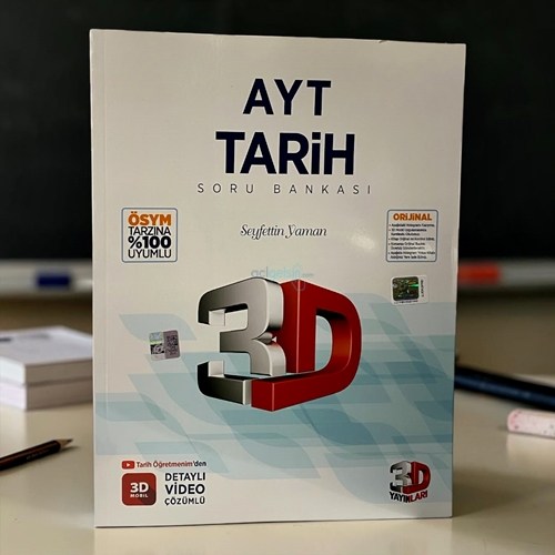 Ayt 3d Tarih Tamamı Video Çözümlü Soru Bankası 3d Yayınları