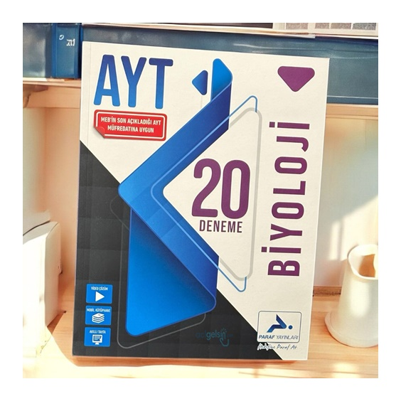 Ayt Biyoloji 20 Li Deneme Paraf Yayınları