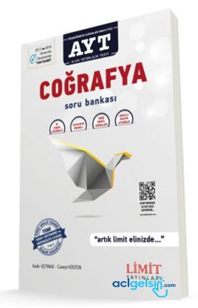 Ayt Coğrafya Soru Bankası Limit Yayınları