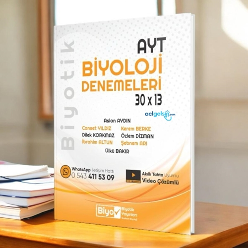 Ayt Deneme Biyoloji Biyotik Yayınları