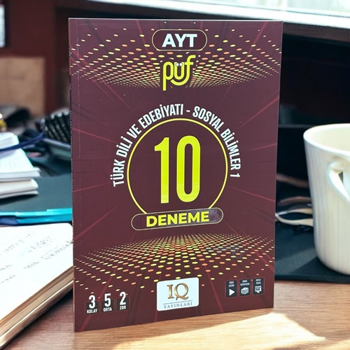 Ayt Edebiyat Sosyal Bilim Püf 10 Branş Denemesi Iq Yayınları