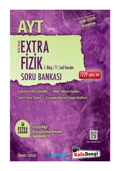 Ayt Fizik Extra Soru Bankası 1.kitap Kafa Dengi Yayınları