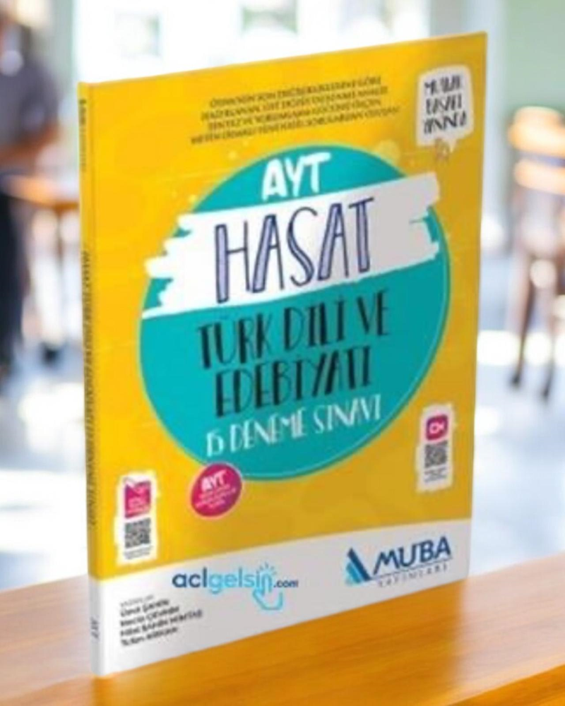 Ayt Hasat Türk Dili Ve Edebiyatı 15 Deneme Sınavı Muba Yayınları