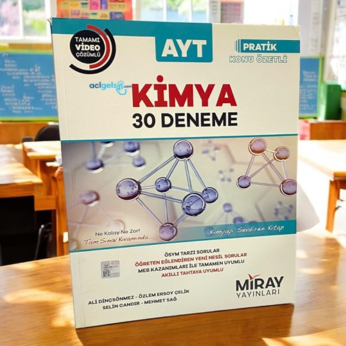 Ayt Kimya 30 Deneme Miray Yayınları