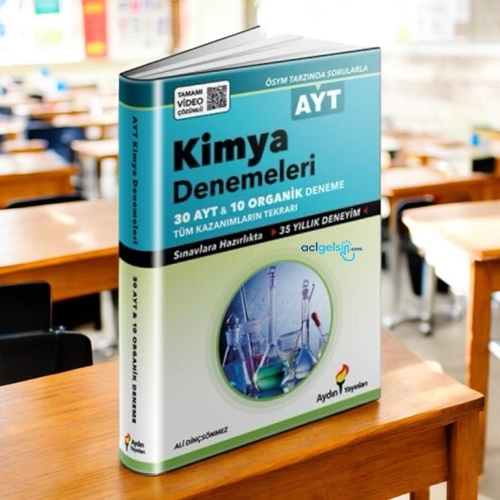 Ayt Kimya 40'lı Deneme (30 Ayt & 10 Organik) Aydın Yayınları