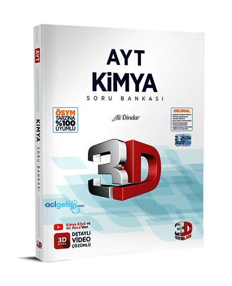 Ayt Kimya Soru Bankası 3d Yayınları