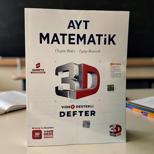 Ayt Matematik Video Ders Defteri 3d Yayınları