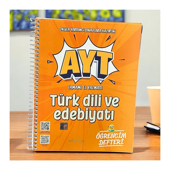 Ayt Türk Dili Ve Edebiyatı Öğrencim Defteri Murat Yayınları