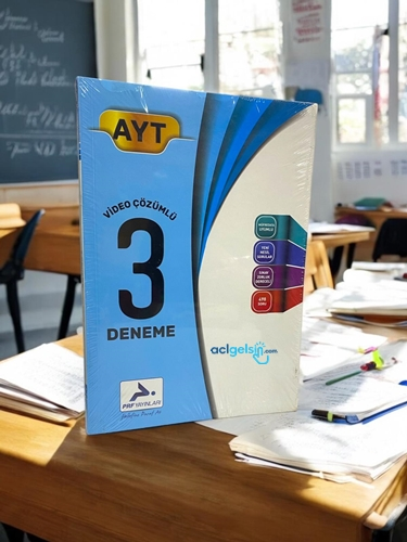 Ayt Video Çözümlü 3 Deneme Paraf Yayınları