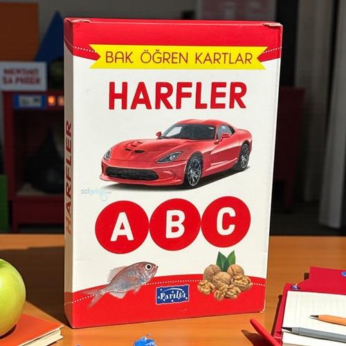 Bak Öğren Kartlar Harfler - Parıltı Yayınları