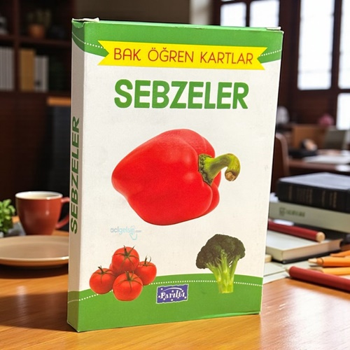 Bak Öğren Kartlar Sebzeler - Parıltı Yayınları