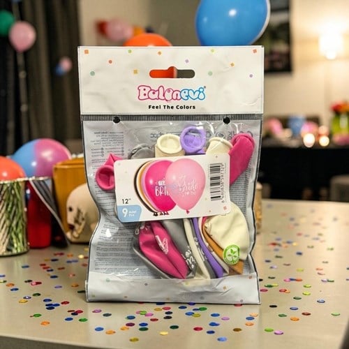 Balonevi Bride To Be Baskılı Pastel Balon 9'lu 12 İnç