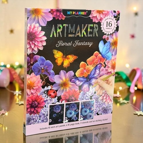 Bam Kazıma Defteri Seti Floral Fantasy