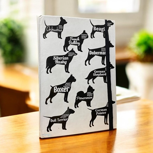Bambola Sert Kapak 14x20 Günlük Noktalı Bloknot Defter