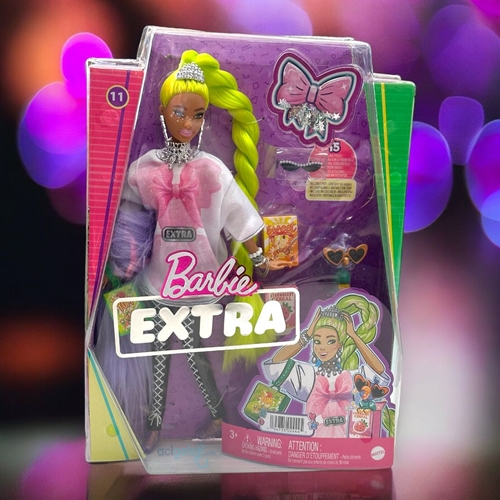 Barbie Extra - Neon Saçlı Bebek