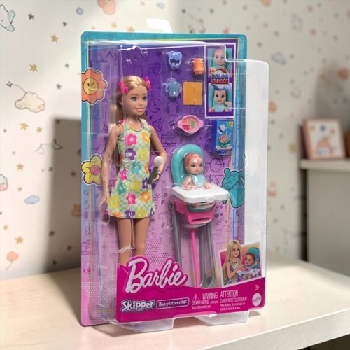 Barbie Skipper Bebek Bakıcısı Oyun Seti Htk35