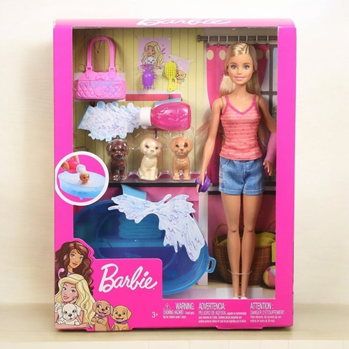 Barbie Ve Köpekleri Banyo Keyfinde Oyun Seti