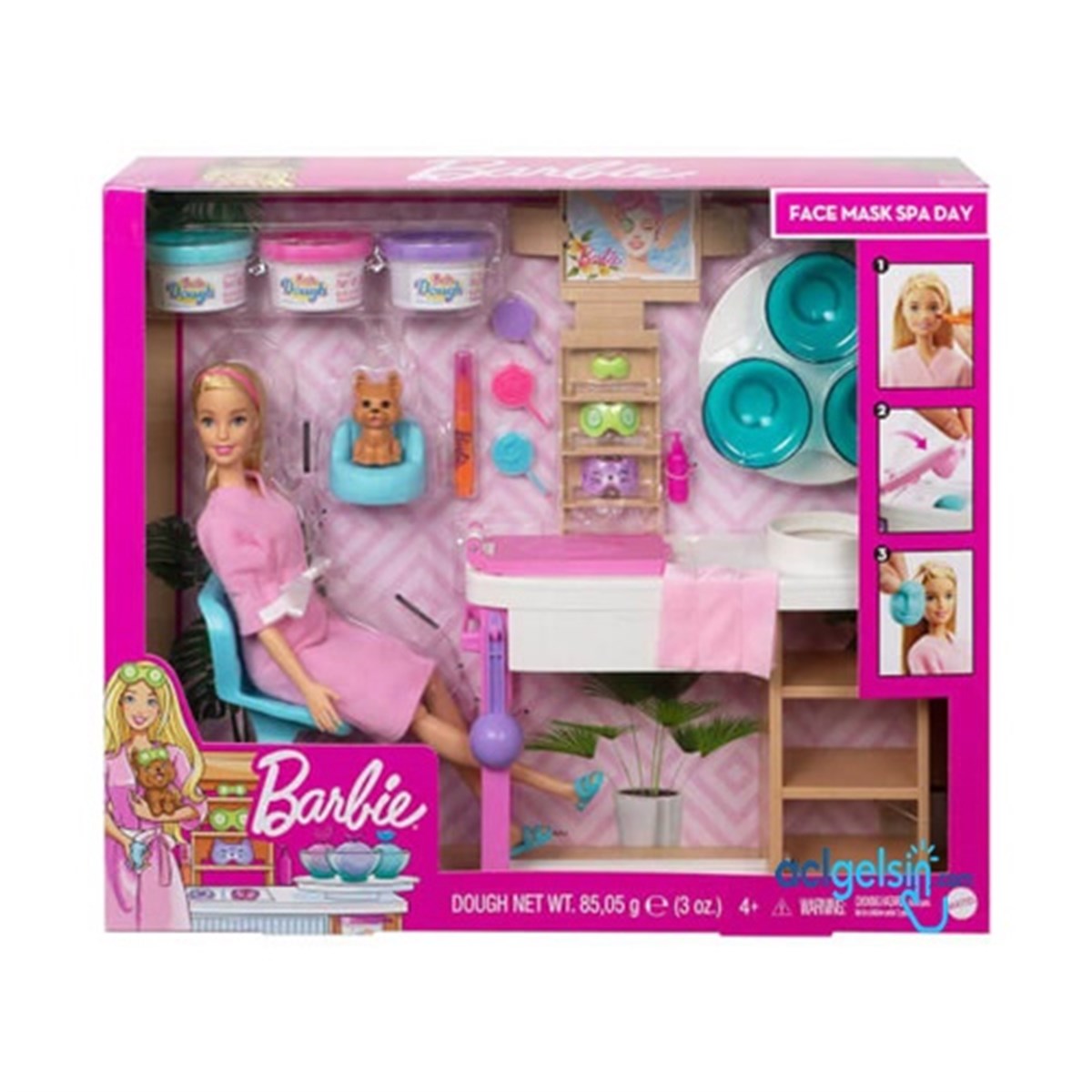 Barbie Yüz Bakımı Yapıyor Oyun Setı | Aclgelsin.com